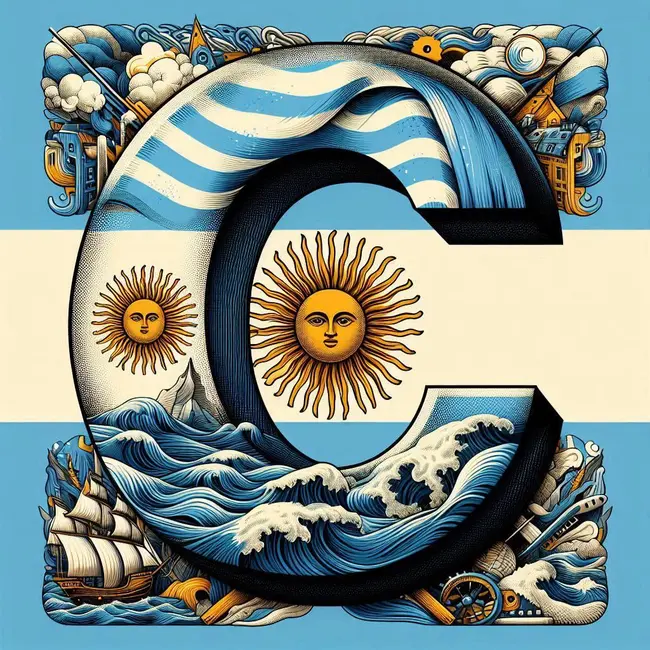 argentinian letter argentine-accent-c