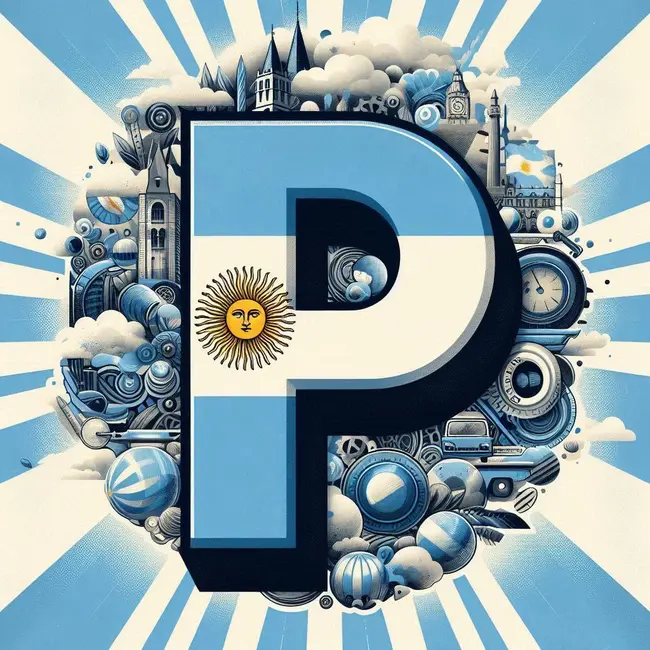 argentinian letter argentine-accent-p